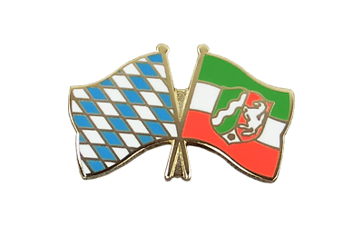 Bayern + Nordrhein Westfalen Freundschaftspin