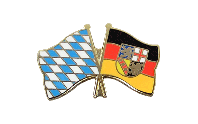 Bayern + Saarland Freundschaftspin