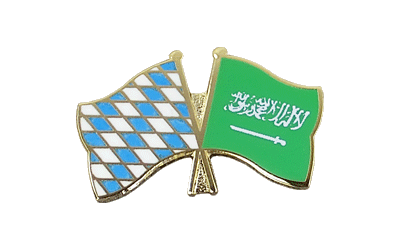 Bayern + Saudi Arabien Freundschaftspin