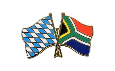 Bayern + Südafrika Freundschaftspin
