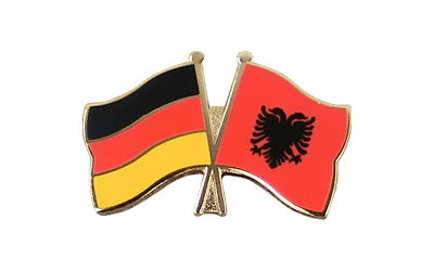 Deutschland + Albanien Freundschaftspin