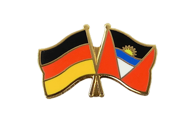Deutschland + Antigua und Barbuda Freundschaftspin