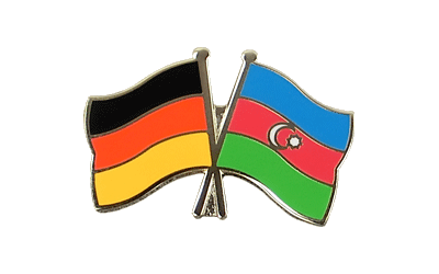 Deutschland + Aserbaidschan Freundschaftspin