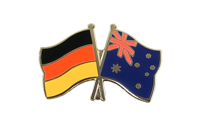 Deutschland + Australien Freundschaftspin