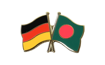 Deutschland + Bangladesch Freundschaftspin