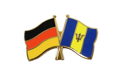 Deutschland + Barbados Freundschaftspin