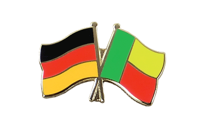 Deutschland + Benin Freundschaftspin