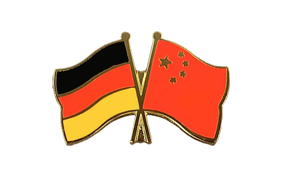 Deutschland + China Freundschaftspin