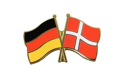 Deutschland + Dänemark Freundschaftspin