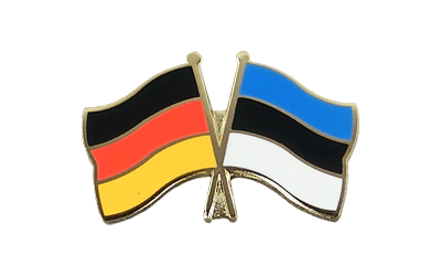 Deutschland + Estland Freundschaftspin