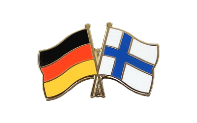 Deutschland + Finnland Freundschaftspin