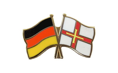 Deutschland + Guernsey - Freundschaftspin