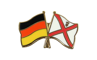 Deutschland + Jersey - Freundschaftspin
