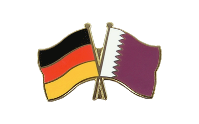 Deutschland + Katar Freundschaftspin