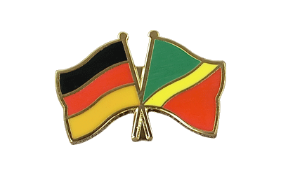 Deutschland + Kongo Freundschaftspin