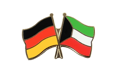Deutschland + Kuwait Freundschaftspin