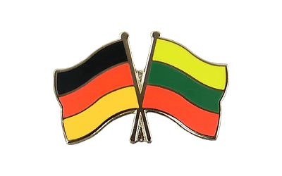 Deutschland + Litauen Freundschaftspin