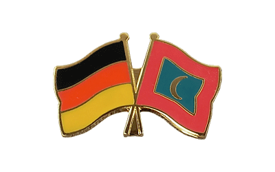 Deutschland + Malediven Freundschaftspin