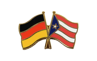 Deutschland + Puerto Rico Freundschaftspin