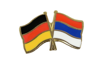 Deutschland + Serbien Freundschaftspin