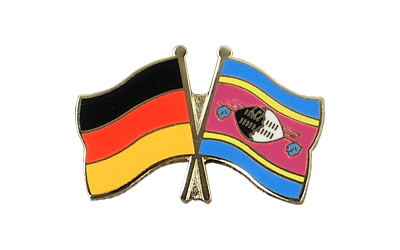 Deutschland + Swasiland Freundschaftspin