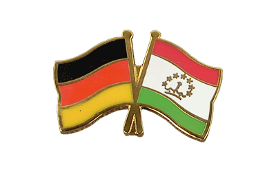 Deutschland + Tadschikistan Freundschaftspin