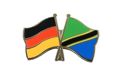 Deutschland + Tansania Freundschaftspin