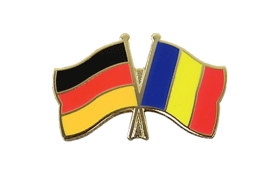 Deutschland + Tschad Freundschaftspin