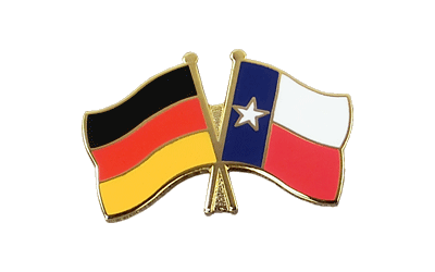 Deutschland + Texas - Freundschaftspin