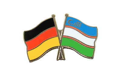 Deutschland + Usbekistan Freundschaftspin