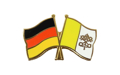 Deutschland + Vatikan Freundschaftspin
