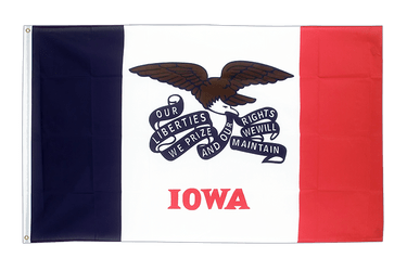 Iowa Drapeau 60 x 90 cm