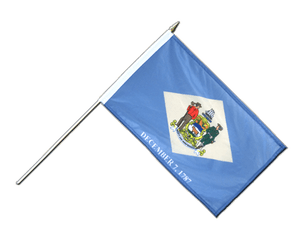 Delaware Stockflagge PRO 30 x 45 cm