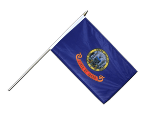 Idaho Hand Waving Flag 12x18"