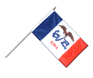 Iowa Stockflagge PRO 30 x 45 cm