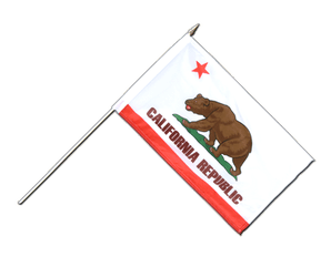Stockflagge Kalifornien - 30 x 45 cm PRO
