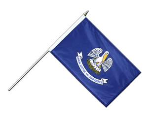 Louisiana Stockflagge PRO 30 x 45 cm