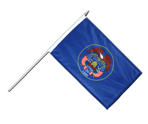 Stockflagge Utah - 30 x 45 cm PRO