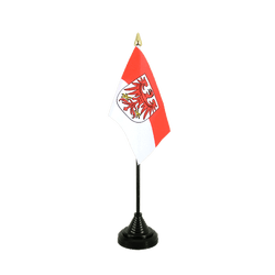 Brandebourg Mini drapeau de table 10 x 15 cm