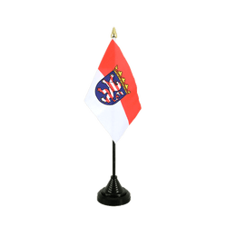 Tischflagge Hessen - 10 x 15 cm