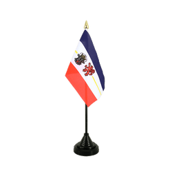 Mecklembourg-Poméranie-Occidentale Mini drapeau de table 10 x 15 cm