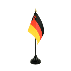 Rhénanie-Palatinat Mini drapeau de table 10 x 15 cm