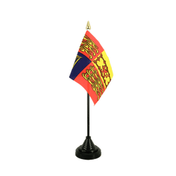 Tischflagge Großbritannien Royal Standard - 10 x 15 cm