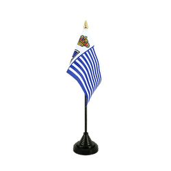 Tischflagge Seborga - 10 x 15 cm