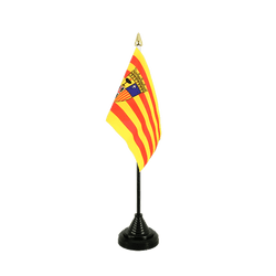 Aragonien - Tischflagge 10 x 15 cm