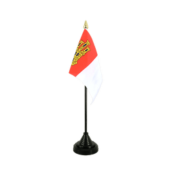 Kastilien La Mancha Tischflagge 10 x 15 cm