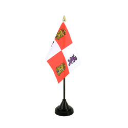 Castile and León Table Flag 4x6"
