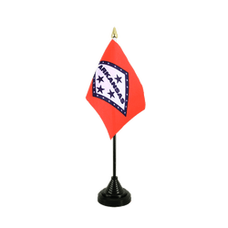 Tischflagge Arkansas - 10 x 15 cm
