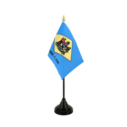 Delaware Tischflagge 10 x 15 cm
