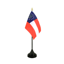 Tischflagge Georgia - 10 x 15 cm